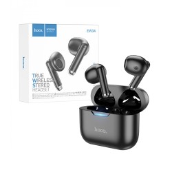 Auriculares True Inalámbricos Hoco EW34 Full Bluetooth V5.3 Negro